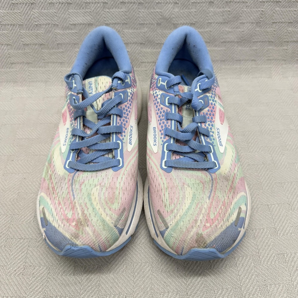 Brooks Ghost 14 Shoes Womens Size 7 Blue Running - Picture 2 of 8